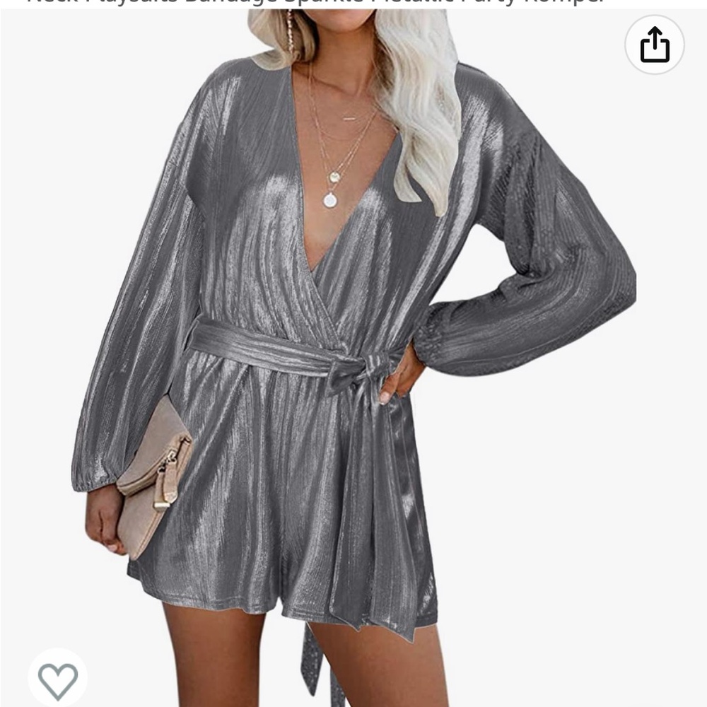 Silver Romper